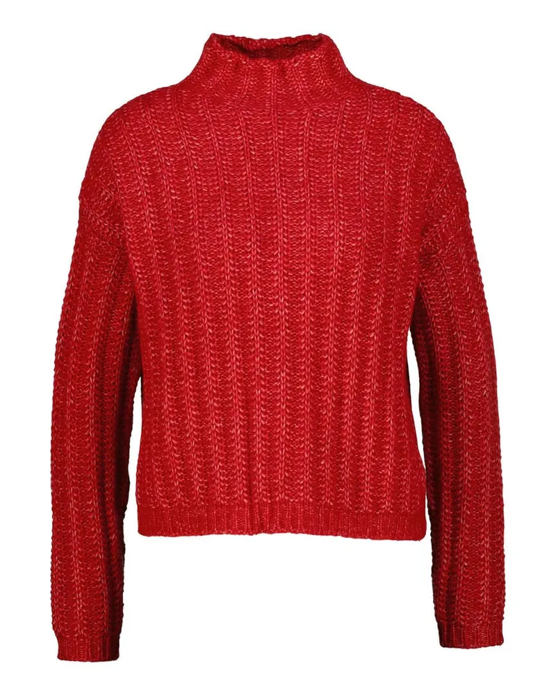 HUGO BOSS Damen Strickpullover SAFINEYNY Relaxed Fit Rot