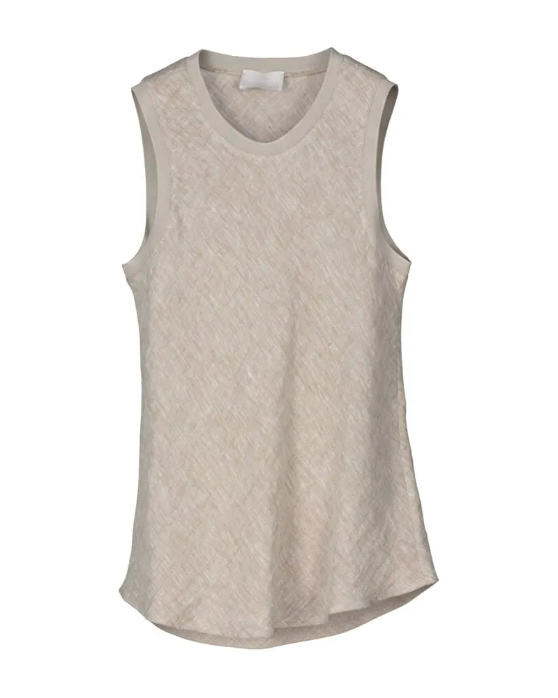 hemisphere Damen Blusentop aus Leinen Taupe