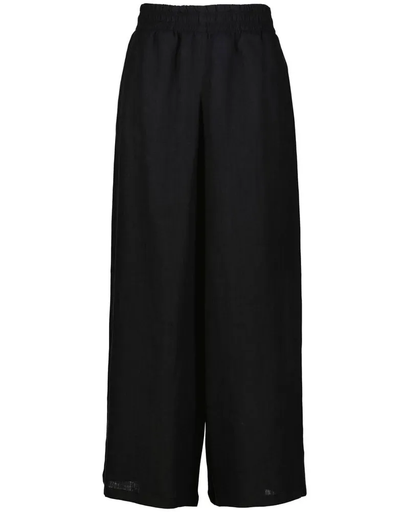 Drykorn Damen Leinenhose CEILING Relaxed Fit Schwarz