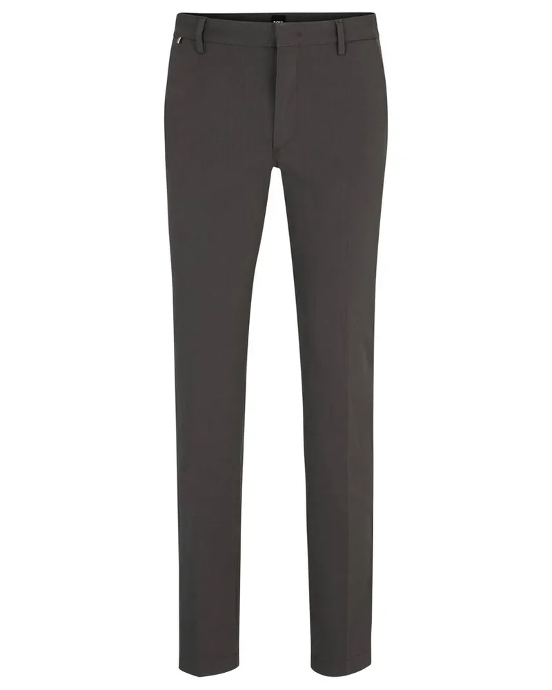 HUGO BOSS Herren Hose KAITOL_T Slim Fit mit Stretch Grau