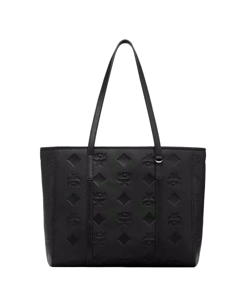 MCM Damen Shopper TONI KTHR MEDIUM Schwarz