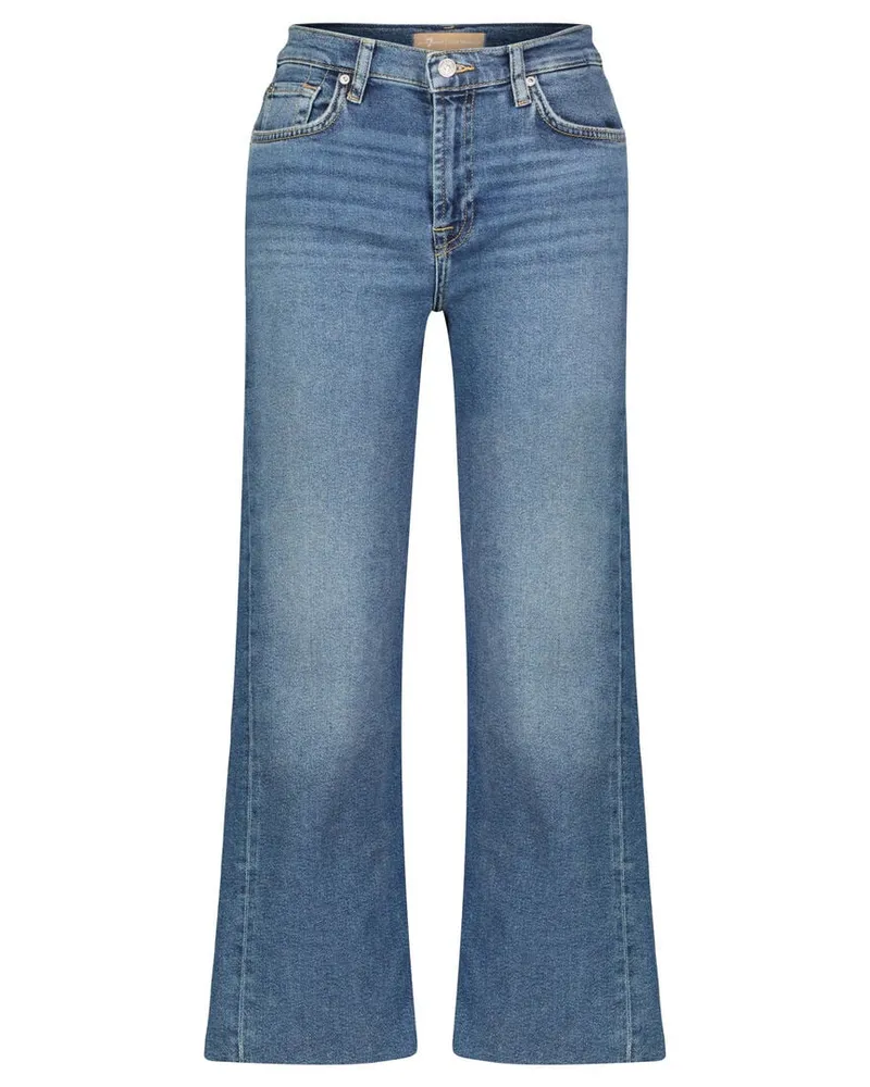 7 for all mankind Damen Jeans ALEXA BAY Cropped Fit Blue