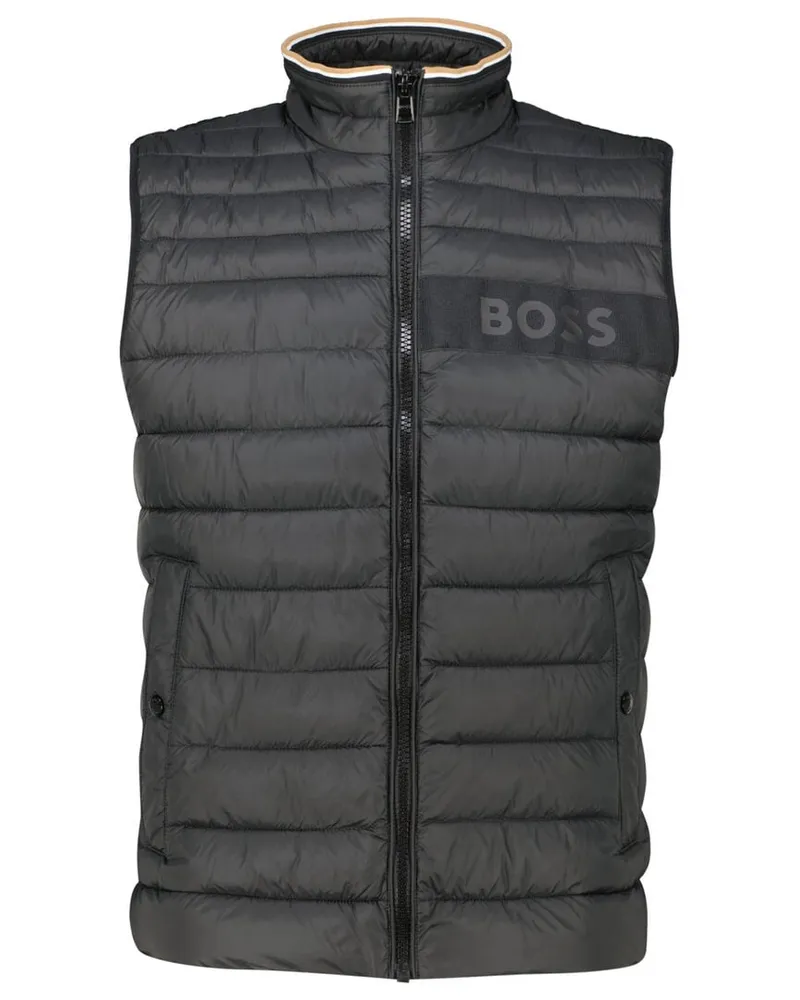 HUGO BOSS Herren Steppweste DAROLAN Schwarz