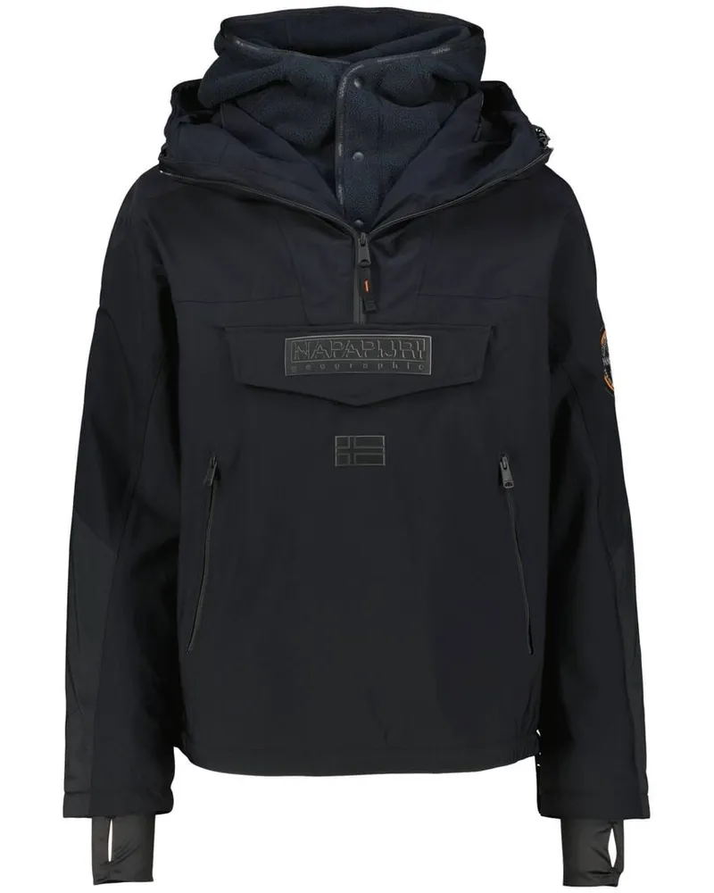 Napapijri Herren Schlupfjacke RAINFOREST TECH Schwarz