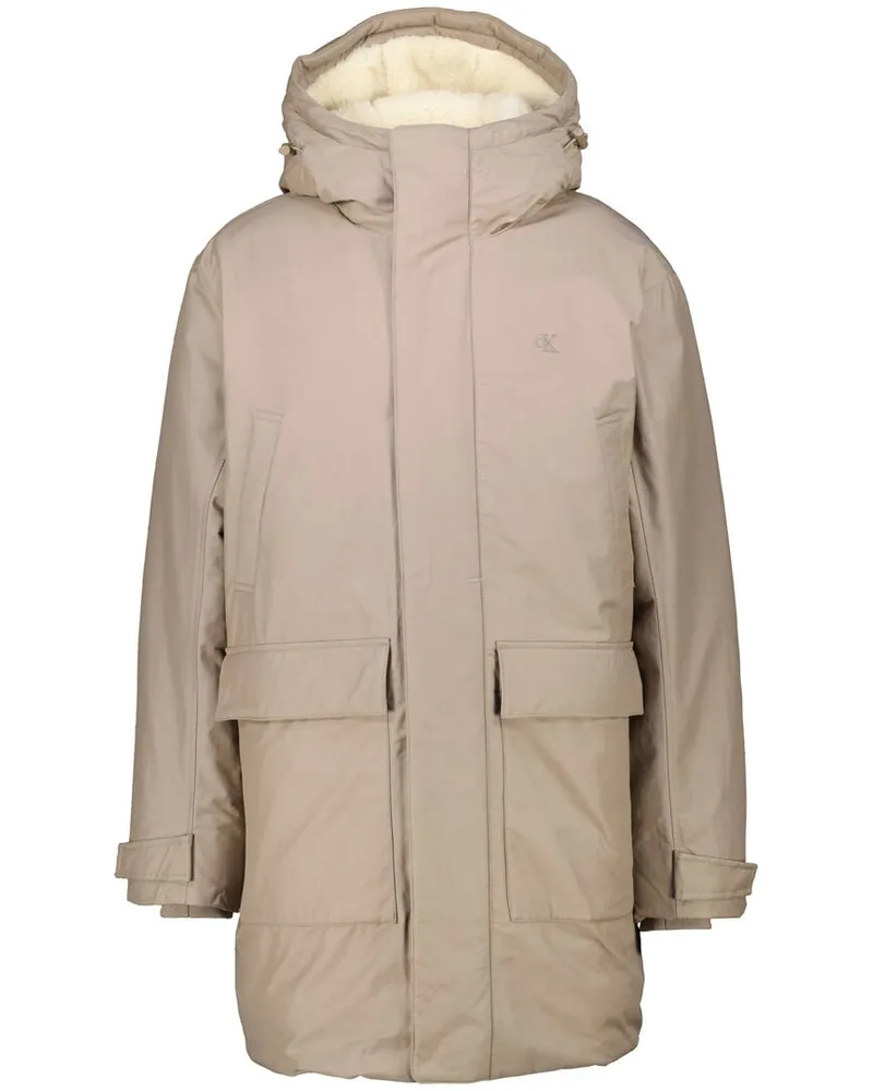 Calvin Klein Herren Winterparka Sand