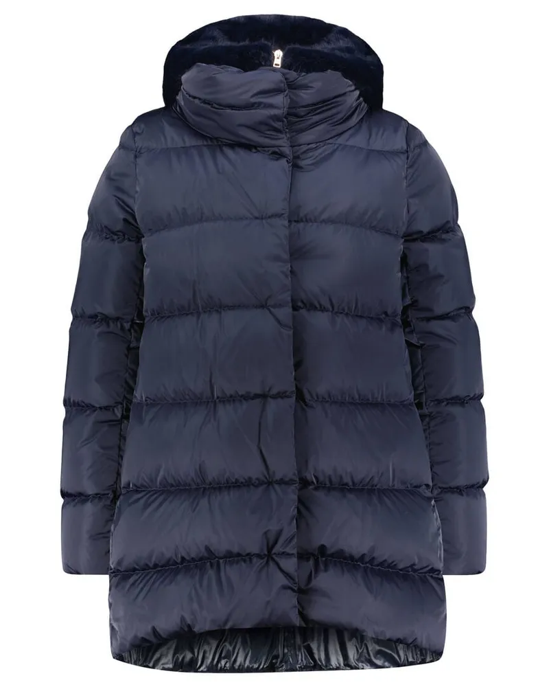 Herno Damen Daunenjacke mit Kapuze Marine
