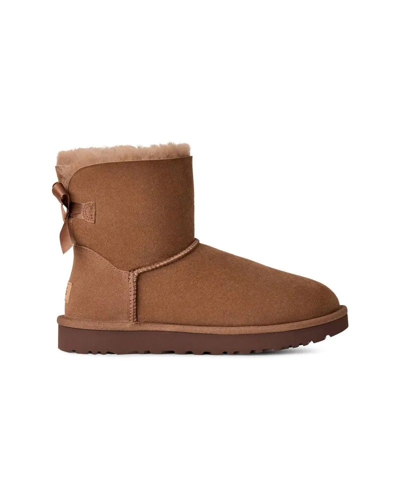 UGG Damen Stiefel "Mini Bailey Bow Taupe