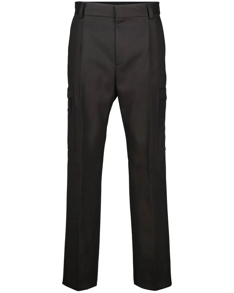 HUGO BOSS Herren Cargohose TEE261X Schwarz