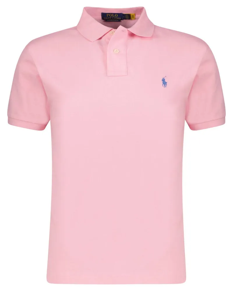 Ralph Lauren Herren Poloshirt Custom Slim Fit Kurzarm Rose