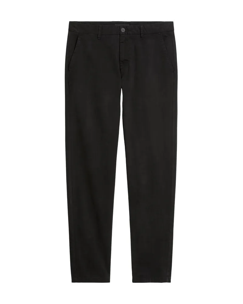 Marc O'Polo Herren Chino OSBY Tapered Fit Schwarz