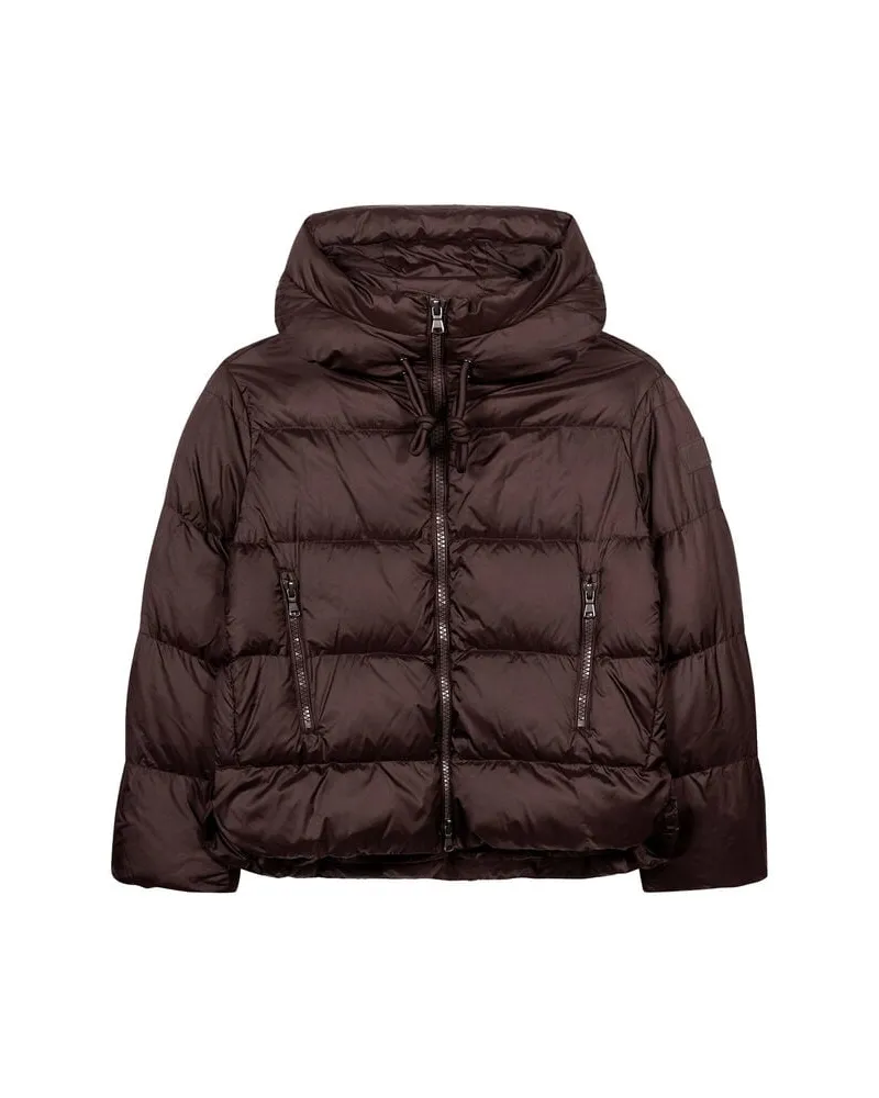 Luisa Cerano Damen Daunenjacke mit Kapuze Braun