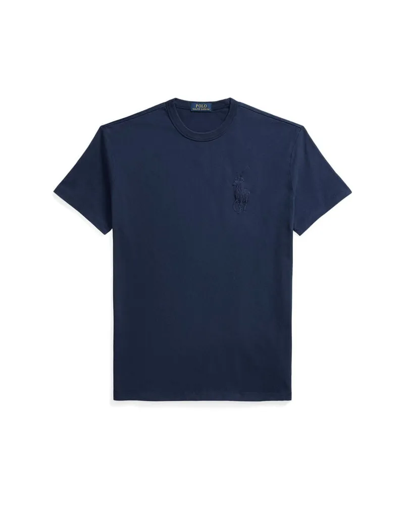 Ralph Lauren Herren T-Shirt mit BIG PONY Classic Fit Navy