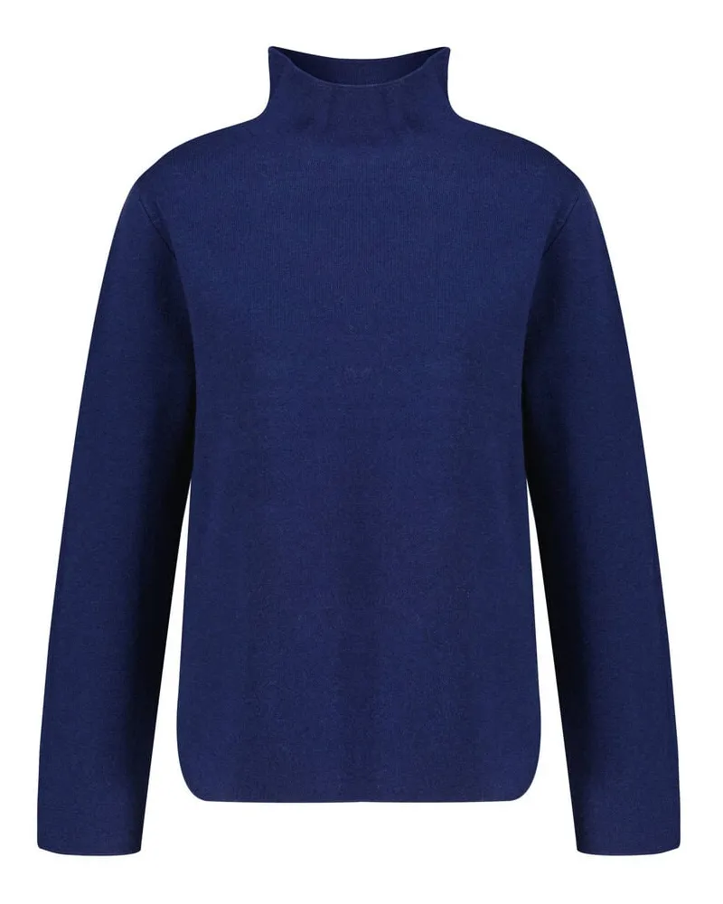 pure Damen Pullover aus Wolle Marine