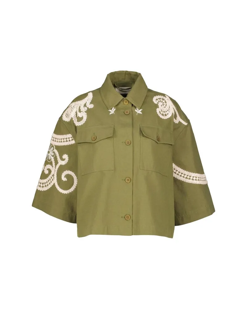 Max Mara Damen Jacke WKDCOMO Khaki