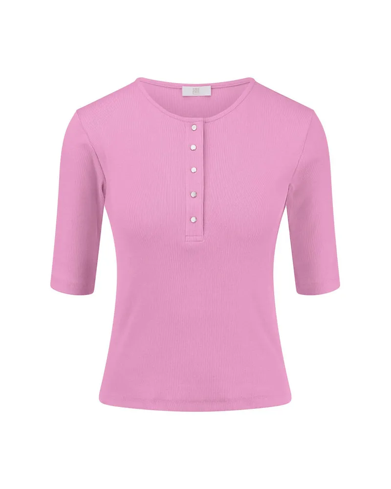 Riani Damen T-Shirt mit Baumwolle Rost