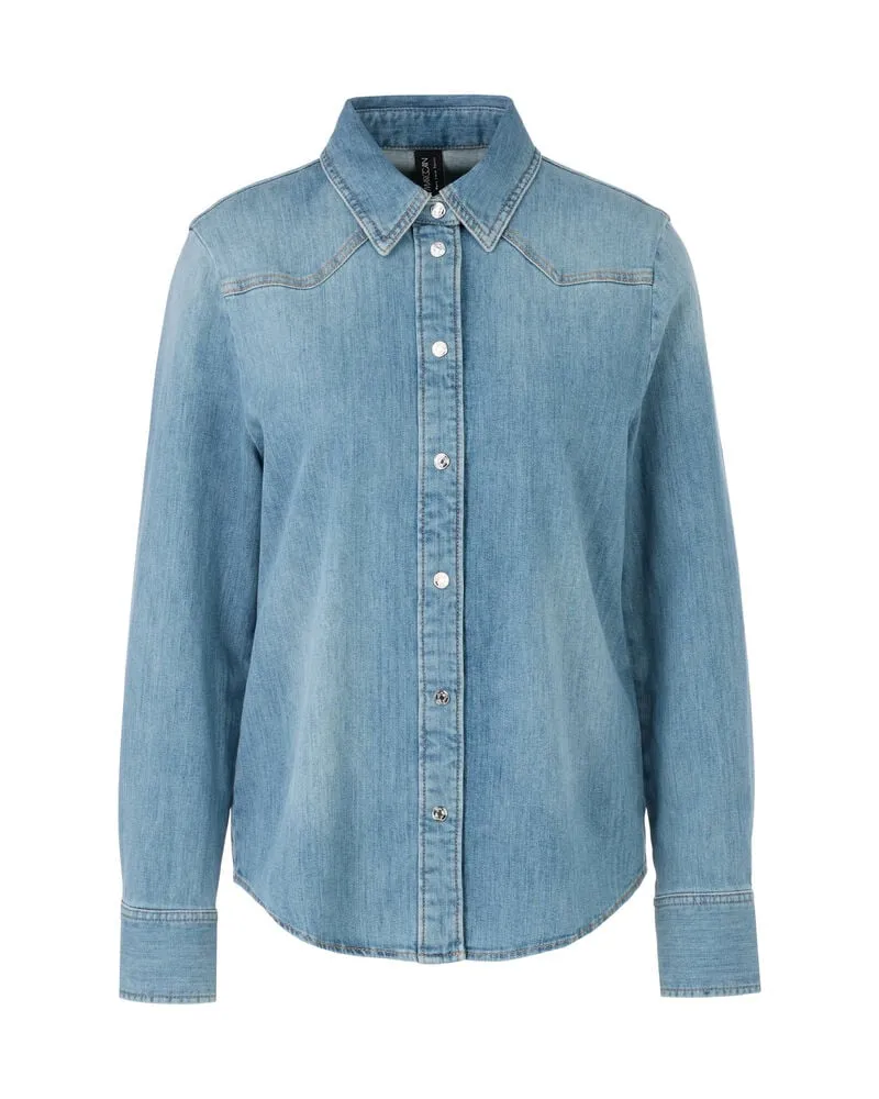 Marc Cain Damen Bluse Blue