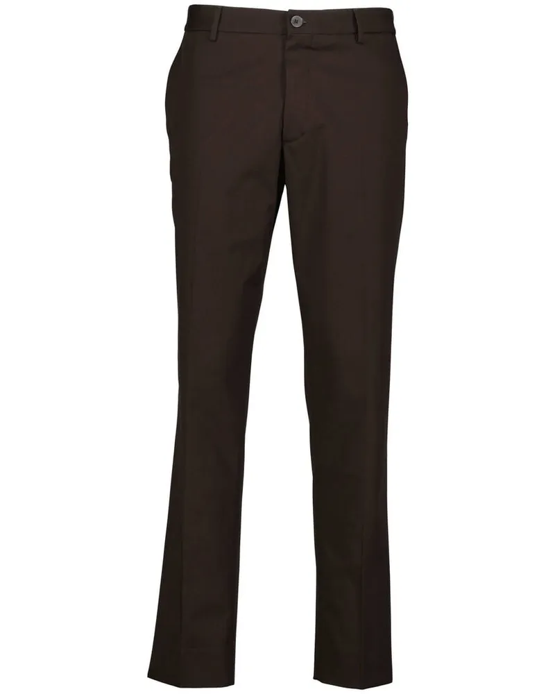 GTA Herren Hose DAVIDE GABARDINE Slim Fit Braun