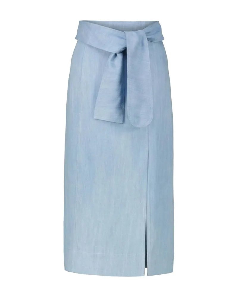 Akris Damen Midirock aus Viskose Stoned