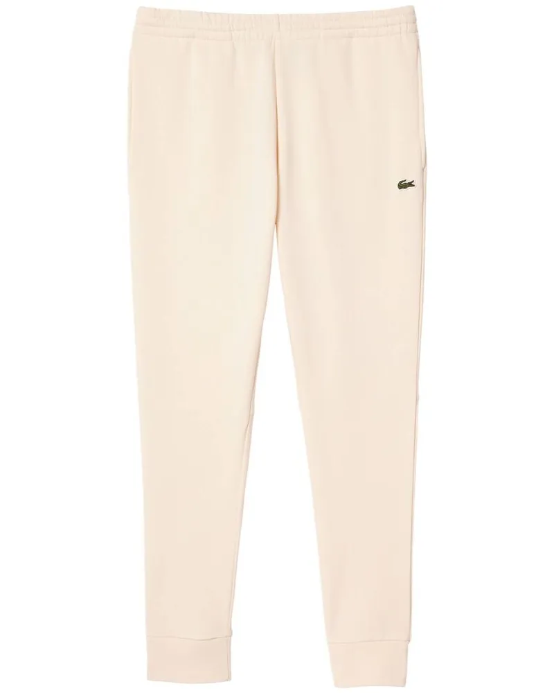 Lacoste Herren Sweathose TRACK Trainingshose Slim Fit Offwhite