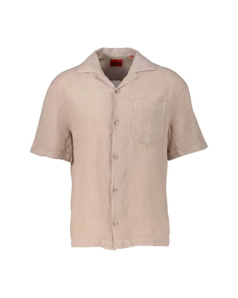 HUGO BOSS Herren Hemd EXOLINO Nougat