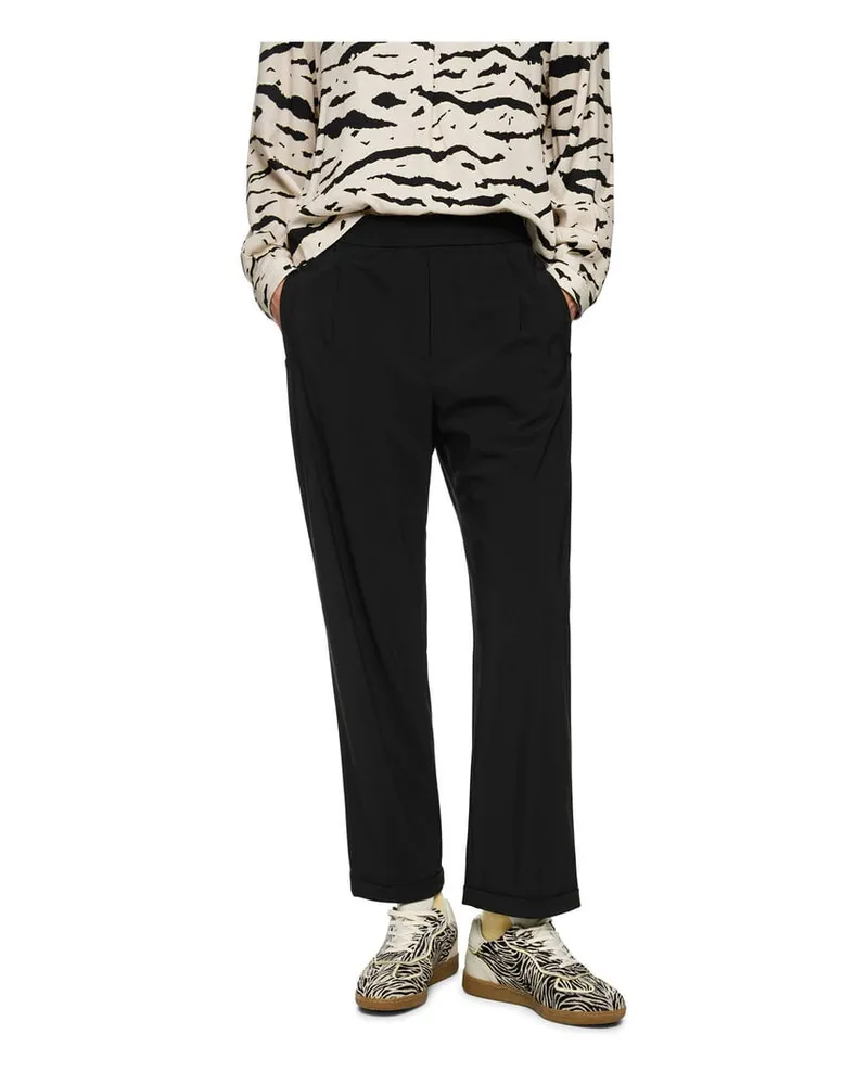 Marc Cain Damen Stoffhose WUXI Schwarz