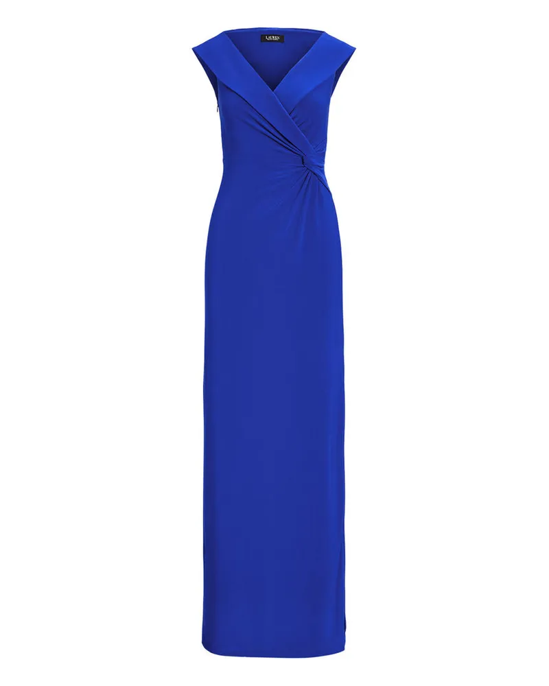 Ralph Lauren Damen Abendkleid Bleu
