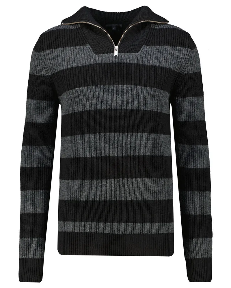 Drykorn Herren Strickpullover KIANO mit Wolle Anthrazit