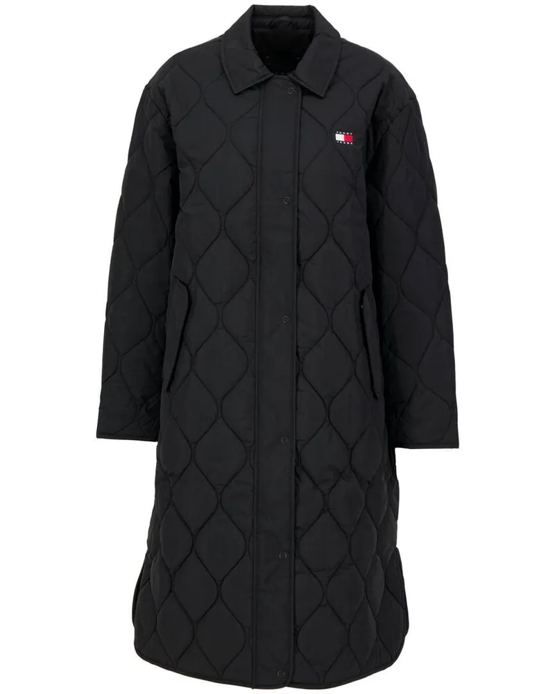 Tommy Hilfiger Damen Steppmantel ONION QUILT Schwarz