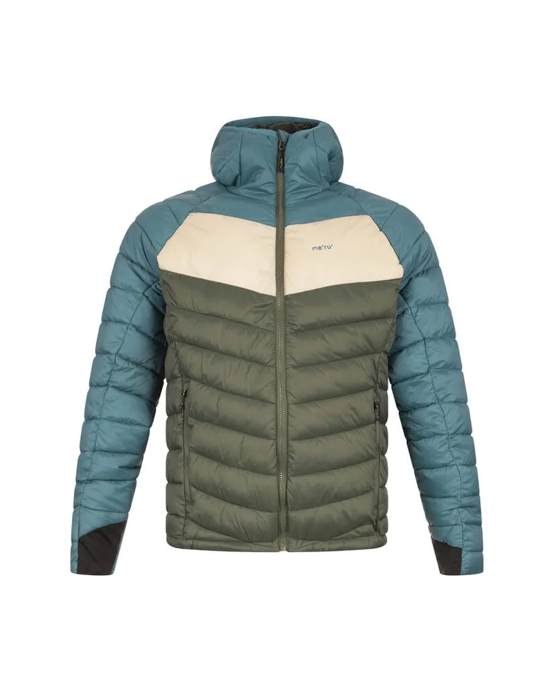 me°ru' Herren Steppjacke PERRYVILLE Stahlblau