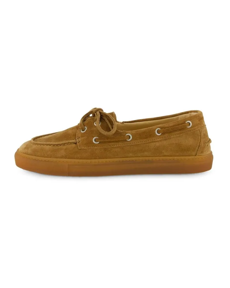 Copenhagen Damen Segelschuhe aus Leder CPH160 Cognac