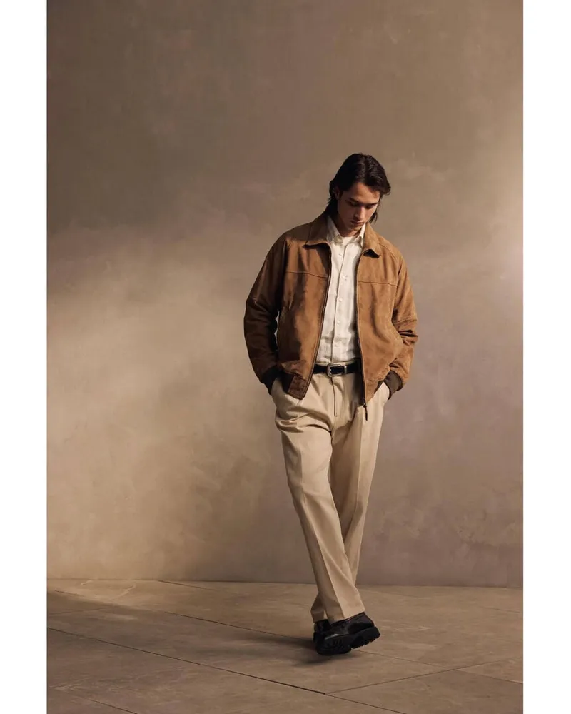 windsor. Herren Strickshirt CASHMILO Weiss