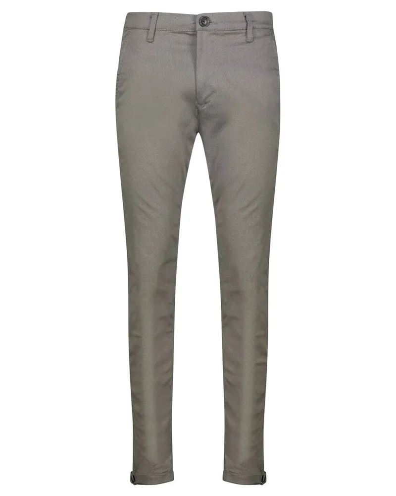 GABBA Herren Chinohosen PISA K3280 DALE PANTS Slim Fit Grau