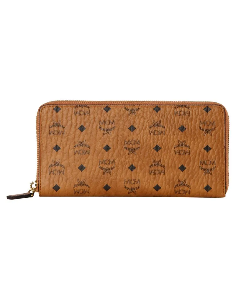 MCM Damen Geldbörse VISETOS ORIGINAL Camel