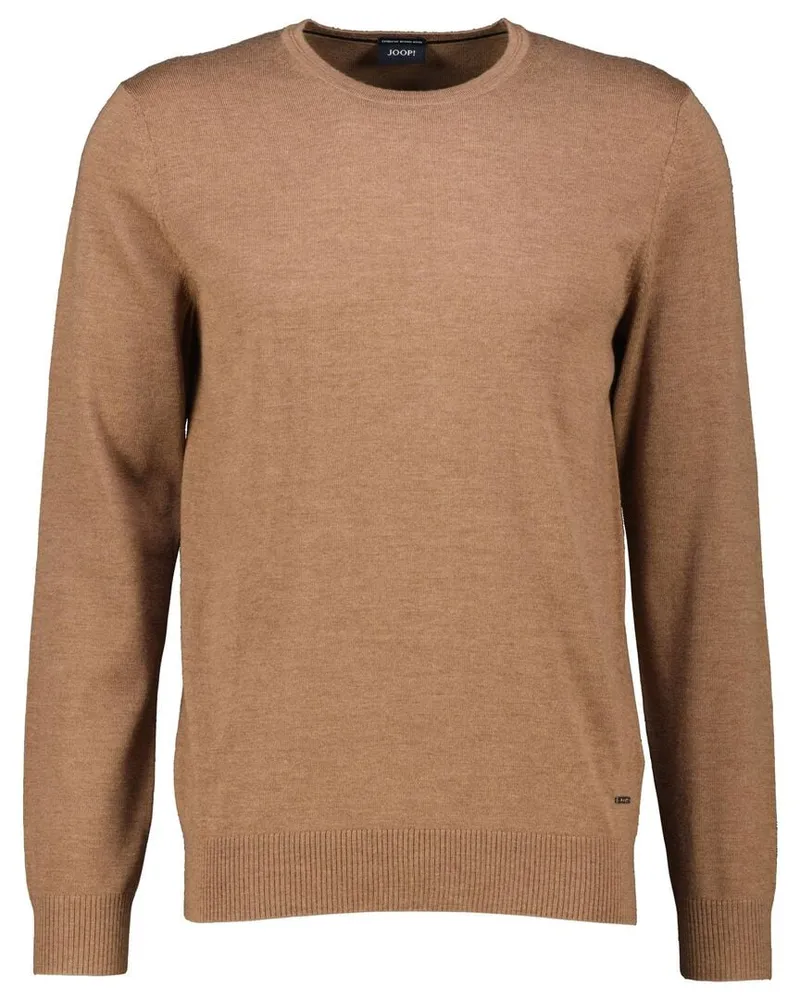 JOOP! Herren Strickpullover aus Schurwolle DENNY Regular Fit Nougat
