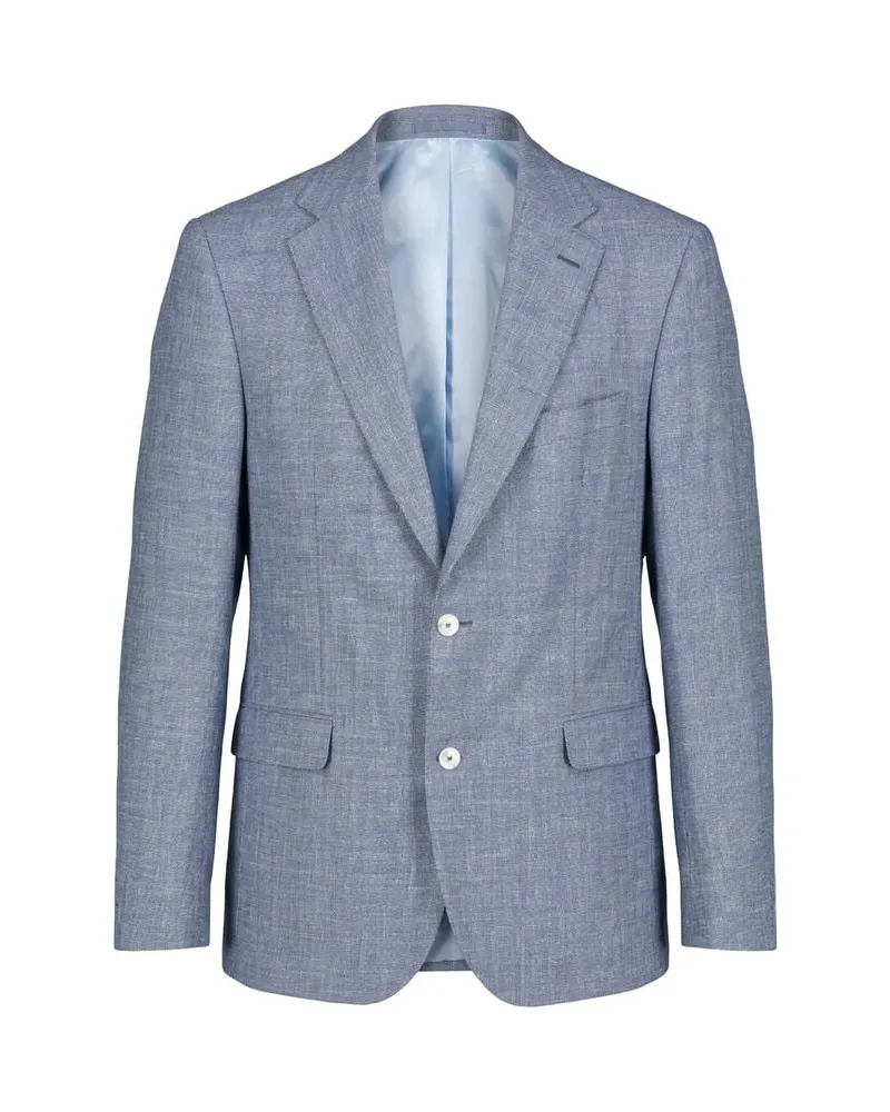 Dressler Herren Sakko aus Wolle Blau