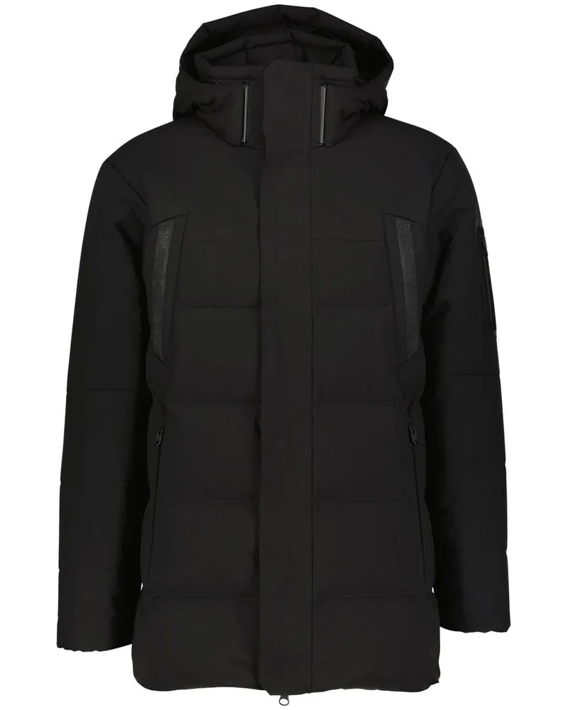 HUGO BOSS Herren Daunenparka OW_BLOCK-X Schwarz