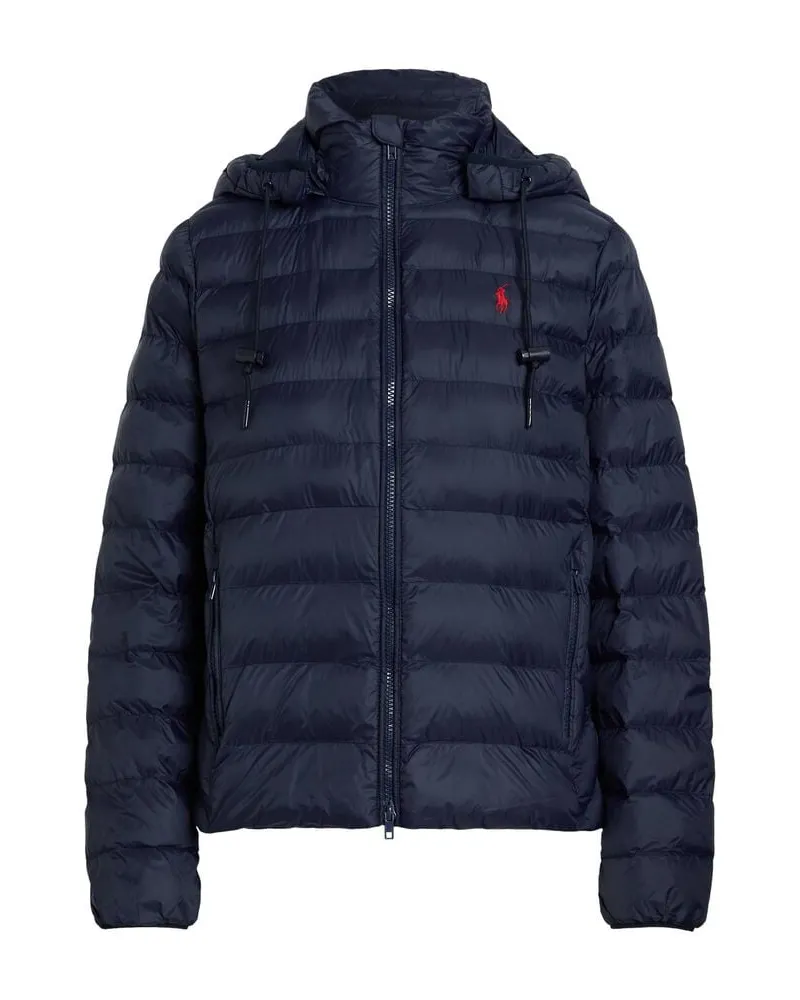 Ralph Lauren Damen Steppacke mit Kapuze Marine
