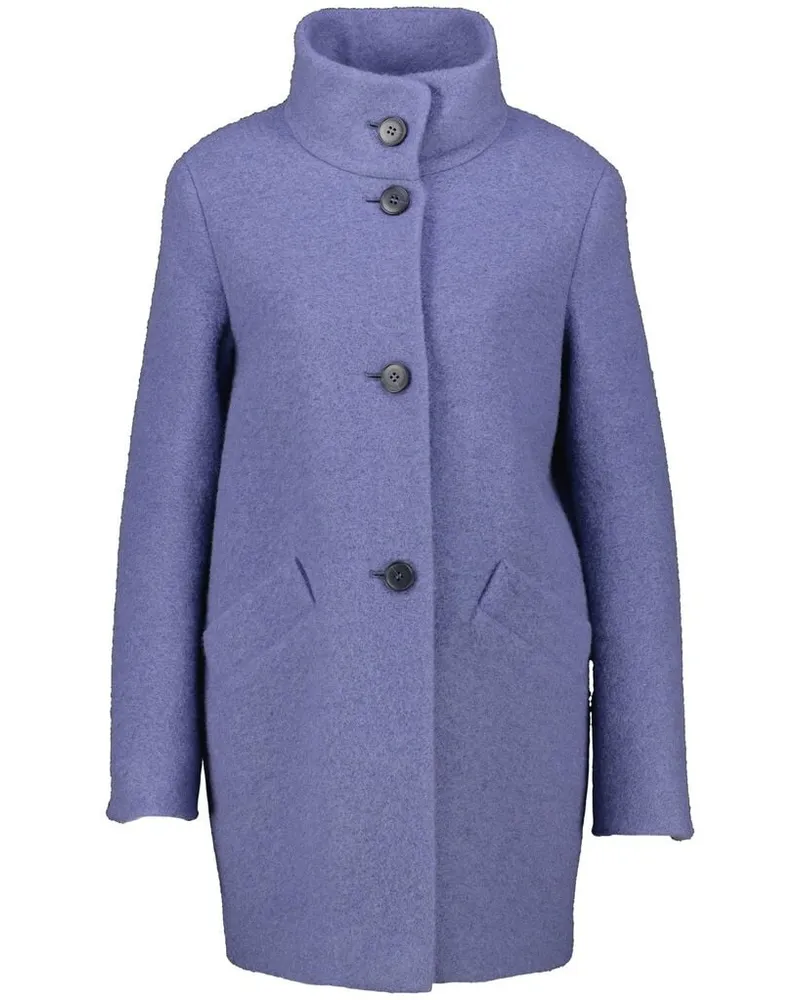 Fuchs Schmitt Damen Mantel mit Stehkragen Bleu
