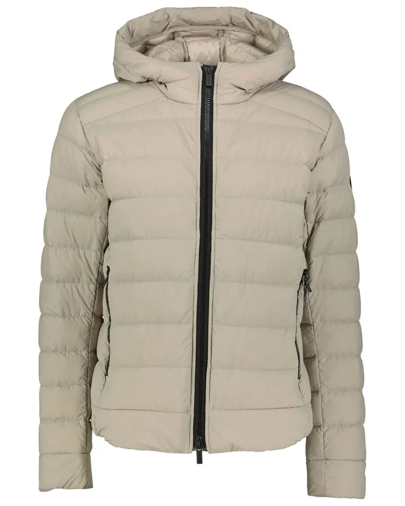 Canada Goose Herren Daunenjacke mit Kapuze CROFTON HOODY ENDURALUXE Silber