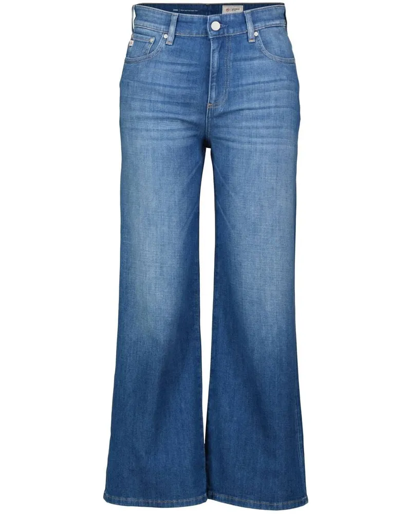 Adriano Goldschmied Damen Jeans SAIGE Wide Leg Darkblue