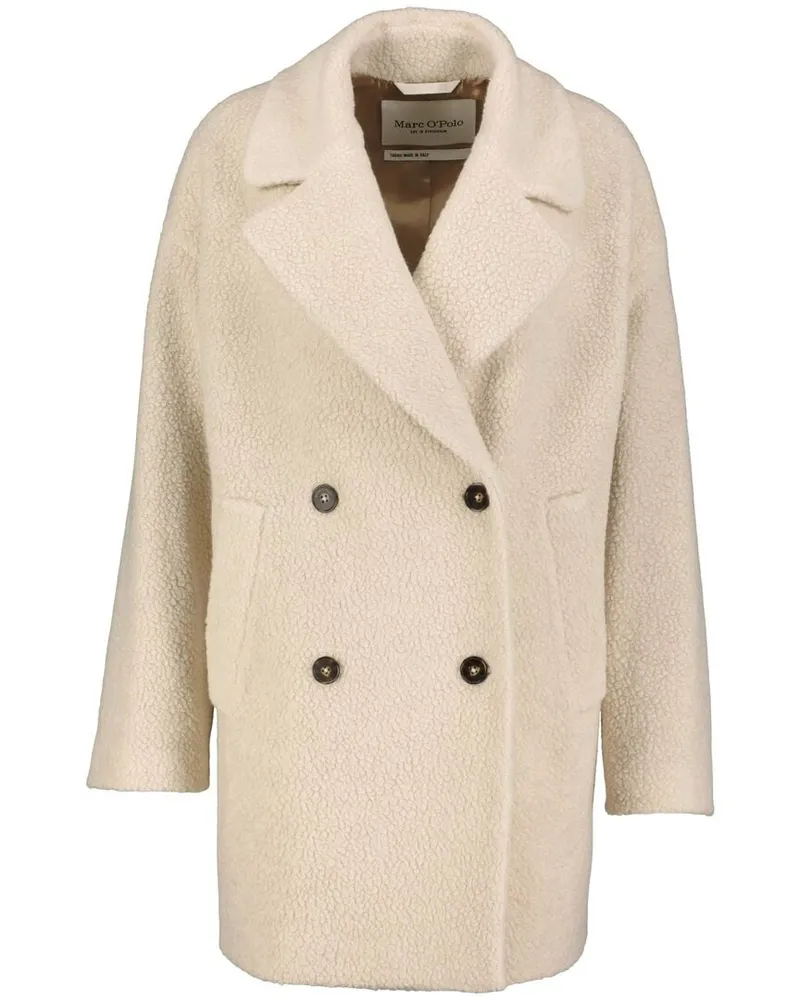 Marc O'Polo Damen Curly-Wool Jacke Sand