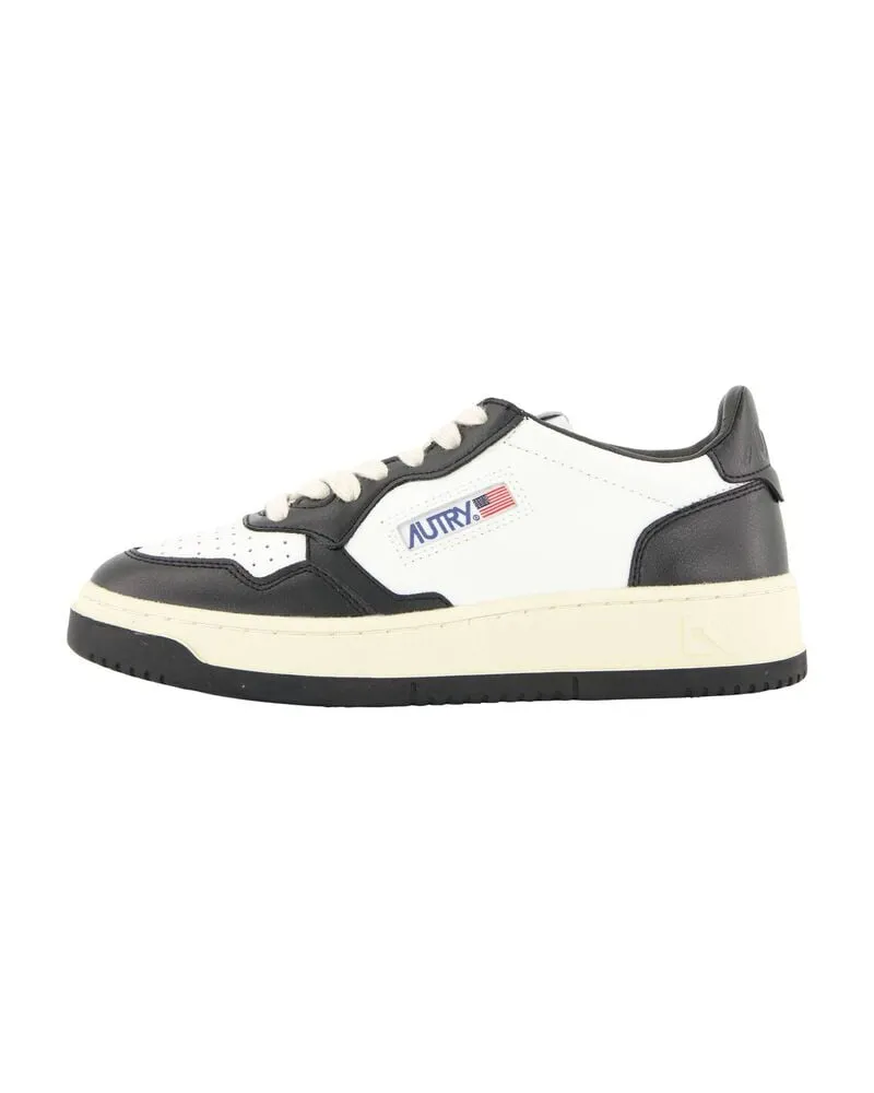 AUTRY Damen Sneaker MEDALIST aus Leder Schwarz