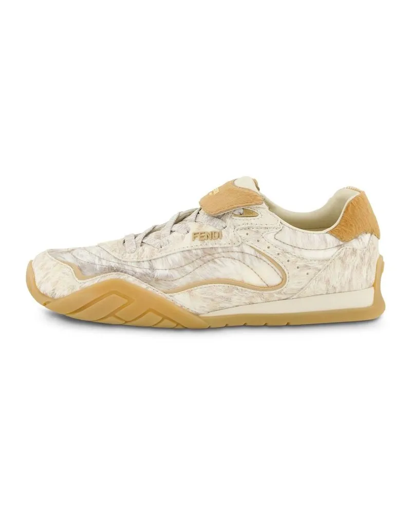 Fendi Damen Low Top Sneaker WAVE PULSE Sand