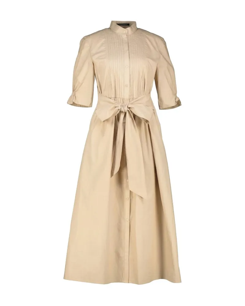 Luisa Cerano Damen Hemdblusenkleid Sand