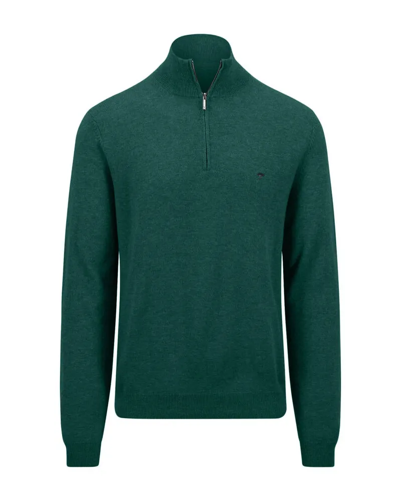 Fynch-Hatton Herren Troyer aus Merino-Cashmere Grün