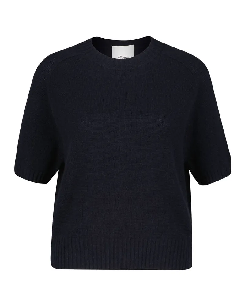 ALLUDE Damen Kaschmirpullover Marine