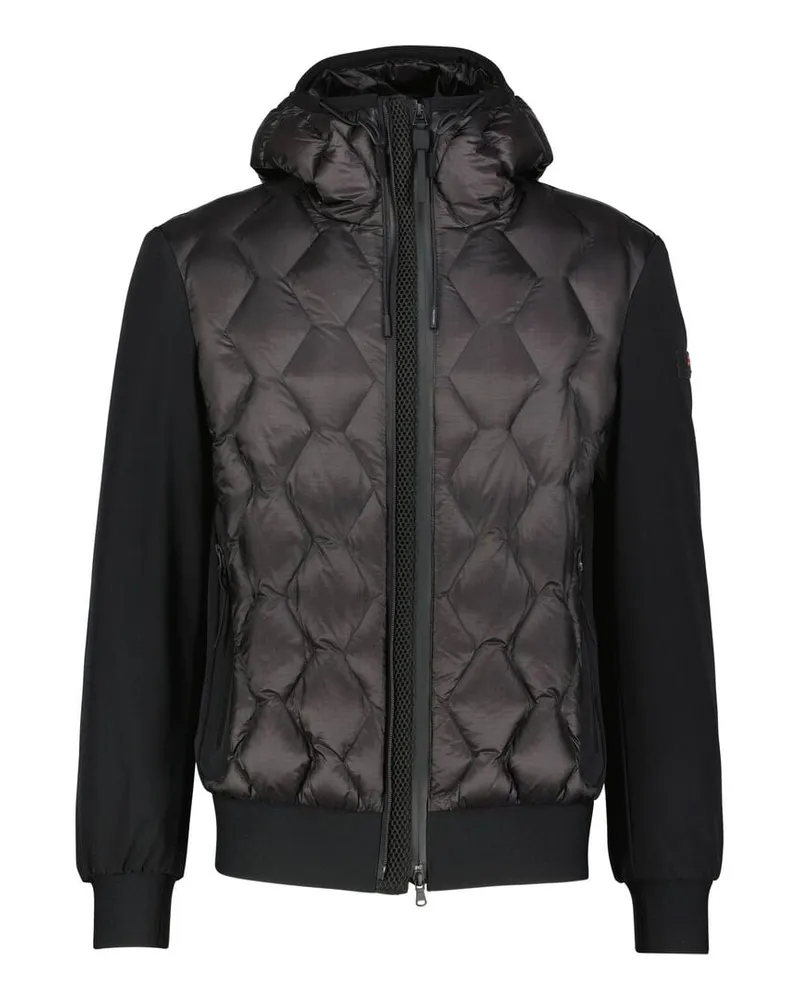 Peuterey Herren Jacke wasserabweisend mit Daunensteppung KOONS KJ BMAT Schwarz