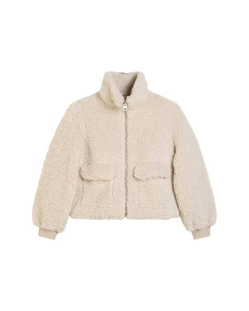 Marc O'Polo Damen Jacke in Teddy-Optik Sand