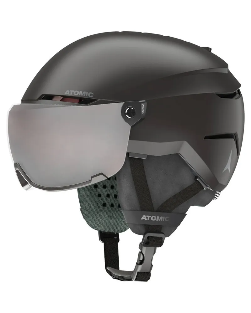 Atomic Kinder Skihelm ATOMIC SAVOR VISOR JR Schwarz