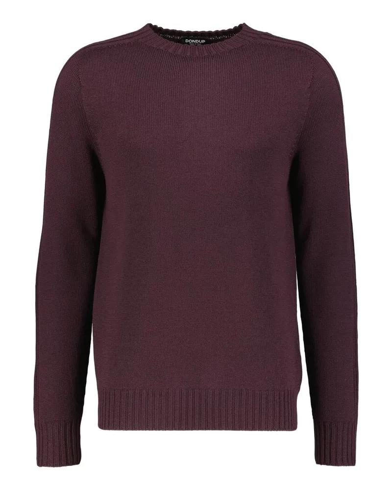 Dondup Herren Pullover aus Wolle Bordeaux